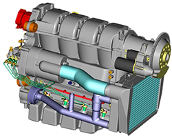 WAM 4 Cylinder Engine